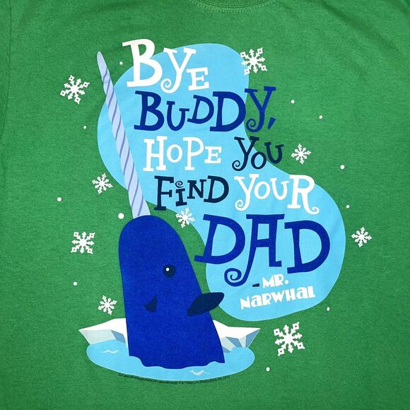Bye Buddy, Hope You Find Your Dad - Elf - Green Short Sleeve Tee | Medium - Picture 3 of 5